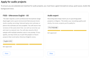 audio projects