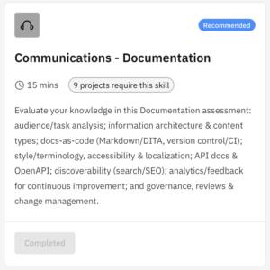 commumnication documentation