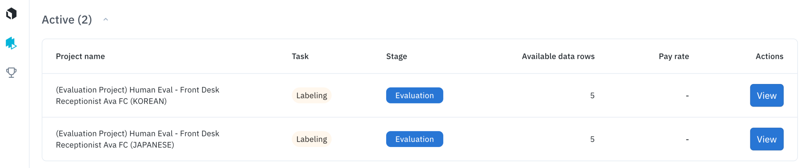 Alignerr 후기: Project assessment