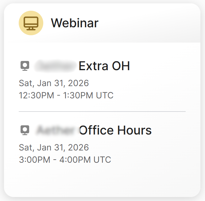 outlier 제명 후 재초대 webinar list